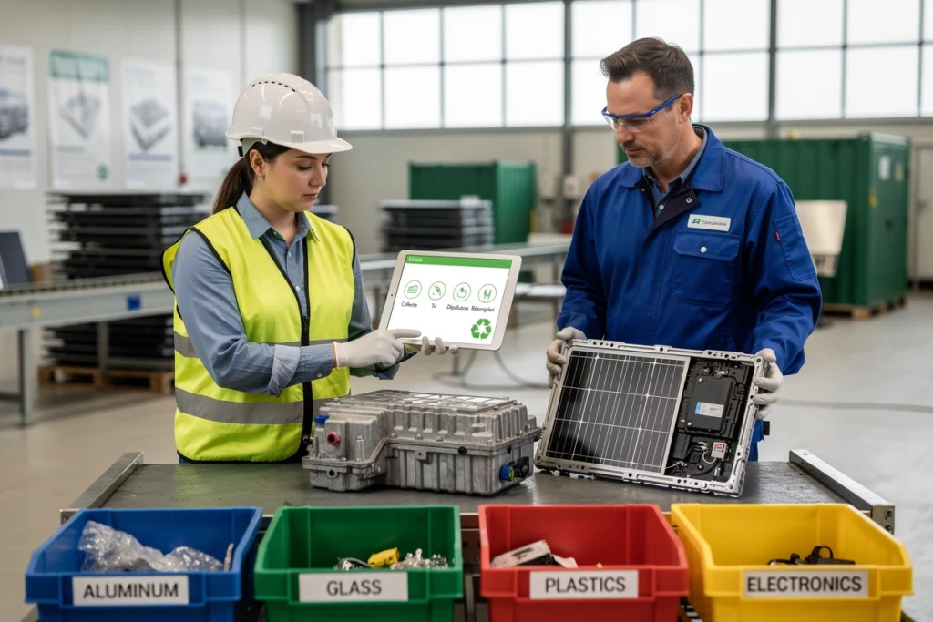 recyclage des batteries et des panneaux solaires recyclage des batteries et des panneaux solaires